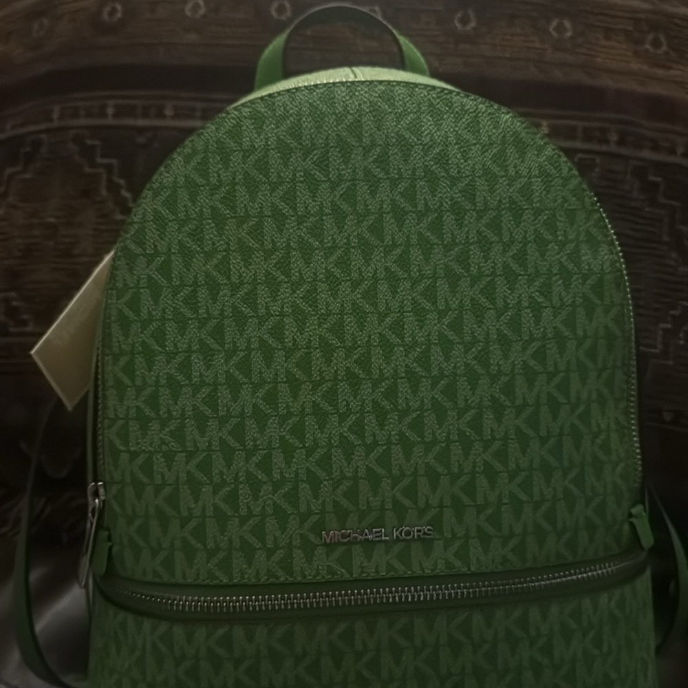 Michael Kors Rhea Medium Signature Logo Backpack - Picture 5 of 8